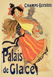 「パレドゥグラス」を宣伝するポスターの複製、シャンゼリゼ、パリ、1896